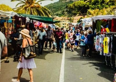 Picture of the Famous Friday Ventimiglia Market