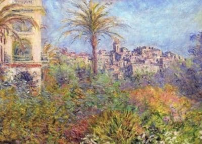 Picture of a painting of Bordighera by Monet